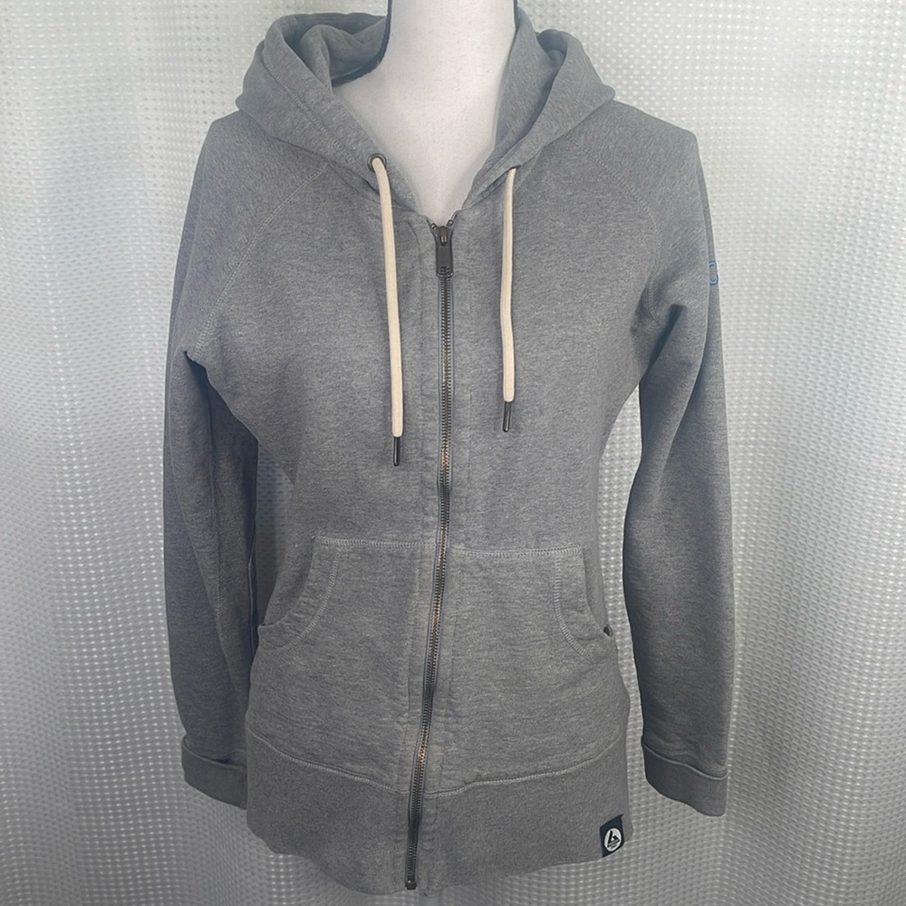 American Giant Zip Up Hoodie Sweatshirt Jacket Activewear Gray Sz M